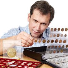 300 Peças Porta-Moedas de Bolso Único Porta-Moedas Flip Transparente Protetores de Moedas em PVC Porta-Moedas de Plástico (2,2 X 2 Polegadas