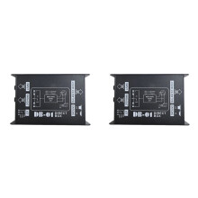 2X DB-01 DI BOX Direct Box Impedance Conversion DI Audio Isolator DI Effector Passive DI Box Professional