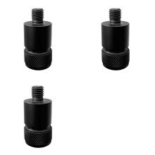 3X AluminumAlloy Fishing Rod Bracket Connector with Built-in Magnet,M3/8 Thread Quick Release Adapter