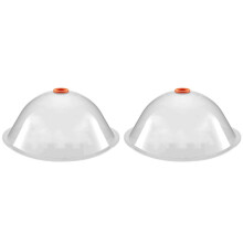 2X Dust Bowl for Hole Saw, Hole Cutting Drywall and Ceiling Tile for Installing Recessed Lights, Hole Saw Accessories