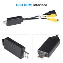 2X for Android System USB Interface to RCA Video Out Adapter Car Radio Multimedia Player Video AV Output Connect