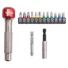 2X DONUMEH Screwdriver Multifunctional Keychain Magnet Tool for Portable Bike Repair