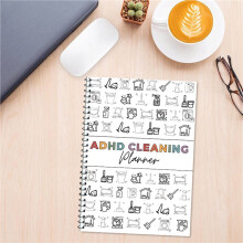 2X Schoonmaakschema voor Huishoudens, Jaarlijkse Schoonmaakchecklistplanner, Schoonmaakchecklistplanner en Organizer