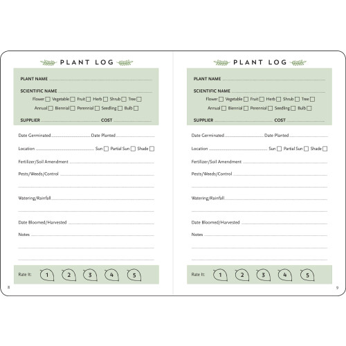 Gardener's Logbook 1