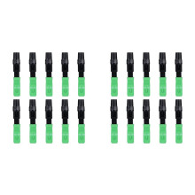 20 Stück SC APC Glasfaser Schnell Kalt Schnell Anschluss Glasfaserkabel Adapter Singlemode