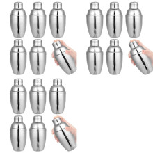 18PCS Cocktail Shaker, Drink Shakers Cocktail,Stainless Martini Shaker, Cocktail Shaker with Strainer, 250ml