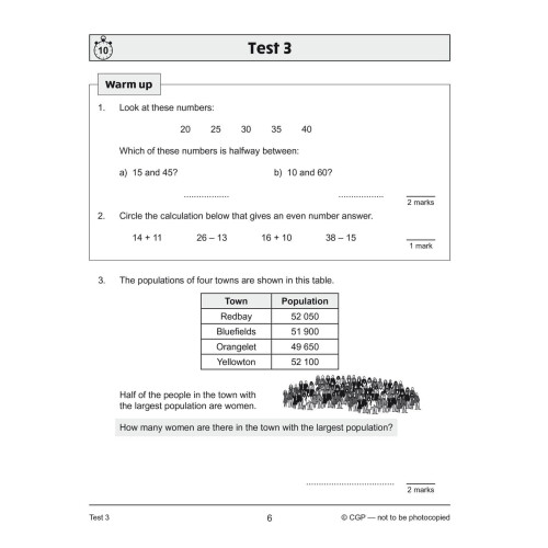 KS2 Year 5 Maths 10-Minute Tests: Problem Solving (CGP Year 5 Maths) 1