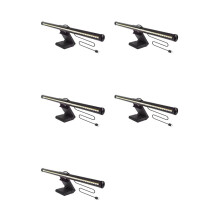 5X Monitor Light Bar: Flat/Curved Screen LED Lights - Eye Caring Desk Lamp with Dimming for Home/Office/Study/Gaming