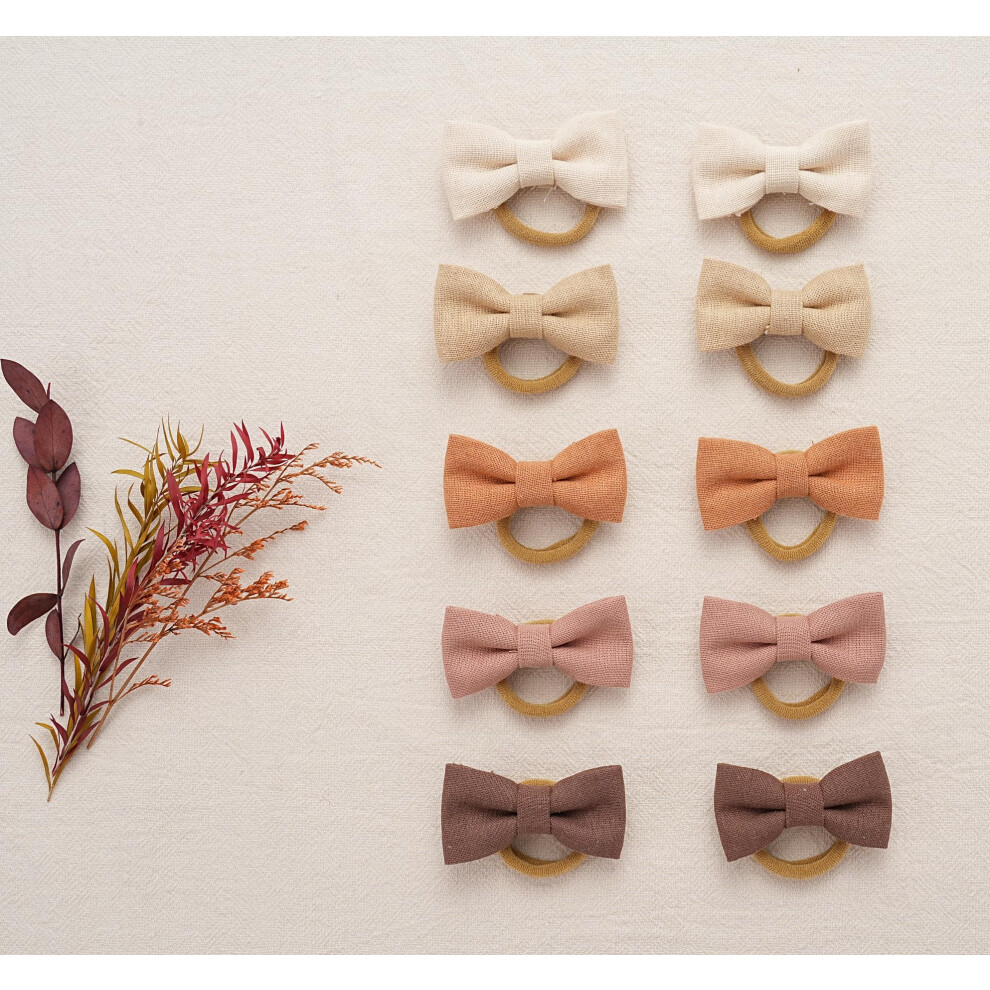 Fancy Clouds 8 Pcs Baby Headband Baby Hair Clips Soft Baby Girl Headbands Flower Toddler Hair Clips For Girls Infant Toddler (Style 1)