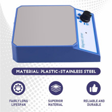 2X Professional Magnetic Stirrer for Efficient Mixing and Homogenization Max Stirring Capacity of 3000ML EU Plug