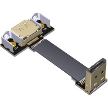 1.2 Verlängerungskabel DP auf DP 4K 60Hz 1,2V Kabel Winkeladapter FPC Flachbandkabel Stecker Buchse