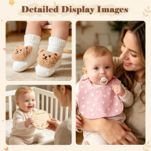 Newborn Baby Girl Gifts 10 in 1 New Born Hamper with Unicorn Comforter Wooden Rattle Bib Socks Blanket Greeting Cards New Parents Baby Essentials Bab