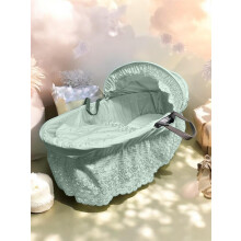 Broderie Anglaise Designer Spare Replacement Moses Basket Dressing Cov