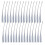 3000X Glue Tips, Plastic CA Glue  Extender,Glue Precision Applicator for Arts Crafts,Lab Dispensing,A 2