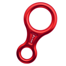 3X 35KN Rock Climbing Carabiner Figure 8Rappelling Rope Descender Aluminum Figure Belay Device