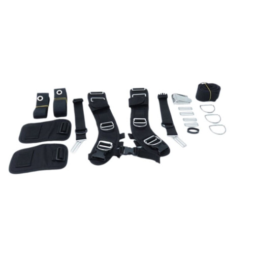 2X Scuba Diving Harness System Back Plate Diving Bracket for Snorkeling Adjustable Shoulder Straps Quick Release Buckles 2