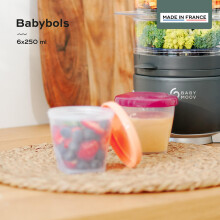 Babymoov Babybols Airtight Baby Food Storage Containers Weaning Pots M