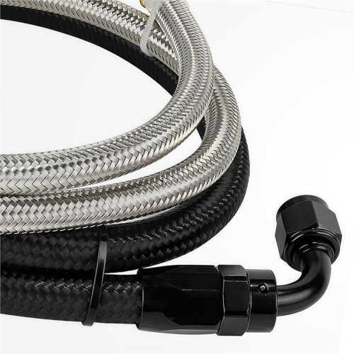 Kit Mangueiras da Bomba da Direção Hidráulica 25 Polegadas (63,5 cm) com Rosca 6AN para Conversão Motor LS em para Chevy C10. Conecta-Se À Bomba 2