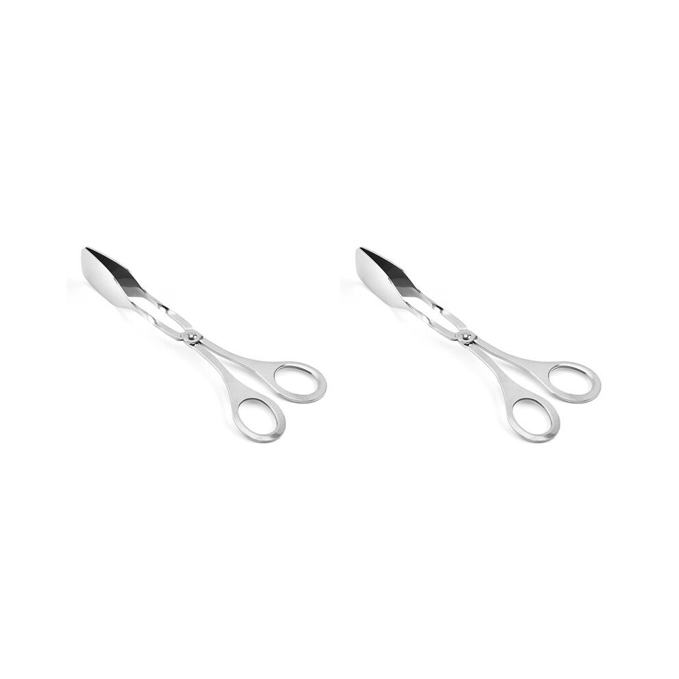 2X Food Tongs, Barbecue Tongs Buffet Kitchen Bread Tongs Hotel Steak Tongs Barbecue Salad Tongs 6031736458371