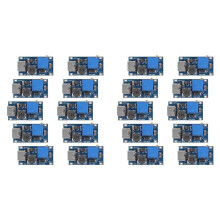 20 Pièces MT3608 Régulateur de Tension de Module Élévateur Réglable Type-C 2V-24V à 5V-28V 2A Step- -