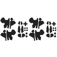2X Controller Grip Tape for Flydigi APEX 5 Classic Version Wireless Gaming Handle Grips Non-Slip Stickers