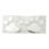 2pcs Silver Paw Print Car Decals 10