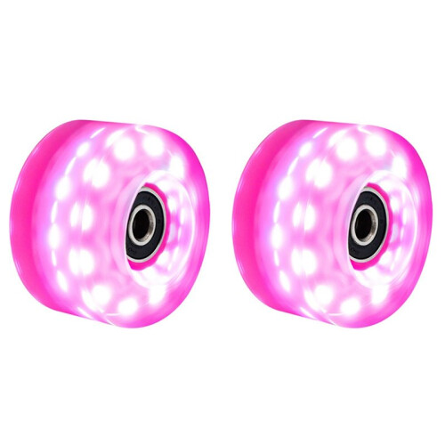 2 Pcs Roller Skate Wheels 58mm X 32mm Luminous Quad Roller Skateboard Roller Skates Light  Wheels
