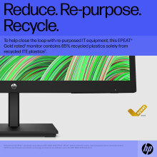 HP 21.4 5 inch Inch FHD Monitor | Full HD VA LCD Display |75hz Refresh Rate |200 Nits Brightness |3000:1 Contrast Ratio | AMD FreeSync Technology |Ad