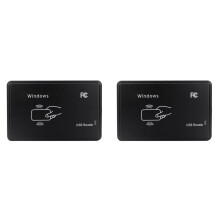 2X USB RFID-Lezer 125 KHz EM4100 ID Contactloze Gevoeligheid Smartcardlezer TK4100 Ondersteuning Window System Linux