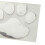 2pcs Silver Paw Print Car Decals 5