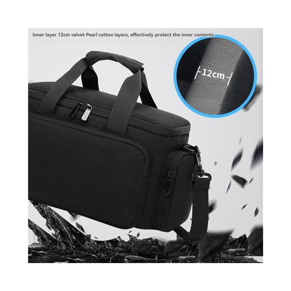 2X Camera Bag Shoulder Bag Water-Resistant Shock-Proof For Mirrorless Camera With Removable Dividers And Shoulder Strap 4713114529362