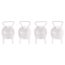 4 Pièces de Rechange pour Clapet de Toilette GA715014-GEG1 7,6 cm avec Chaîne en Acier Inoxydable et Clapet de Toilette Fiable à Crochet