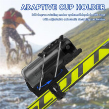 Bike Water Bottle Holder - Adaptive Cycling Bottle Holder for Road, Mountain & Touring Bikes (2 Pcs)