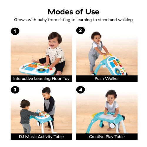 baby einstein Baby Einstein Musical Mix ‘N Roll 4in1 Activity Walker and Table Educa 2