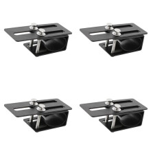4X Adjustable Car Roof Rack Bracket Side Camera Installation Metal Mount Universal L Shaped Iron Bracket for Truck Bus