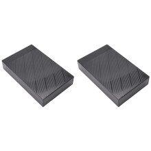 2 Set 2.5/3.5 Inch HDD Case USB 3.0 External Hard Drive Box Tool-Free Install to USB Hard Drive for Laptop US Plug
