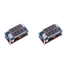 2X 5A Adjustable Power CC Step-Down Charge Module LED Driver Voltmeter Ammeter Constant Current Constant Voltage