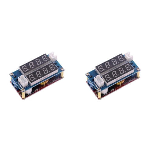 2X 5A Adjustable Power CC Step-Down Charge Module LED Driver Voltmeter Ammeter Constant Current Constant Voltage