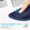 TeckNet TECKNET Mouse Mat with Memory Foam Rest -Non-Slip Rubber Base- Special-Textured Water-Resistant Surface-Blue 3