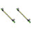 2X Work Light for Mechanic, 2400LM LED, 4400mAh Rechargeable, Magnetic, Underhood Work Light with Hooks 1