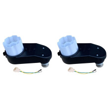 2X 12V390 20000RPM Gearbox with Motor, RS390 12V Motor with GearBox Children Electric Ride Car Replacement Parts
