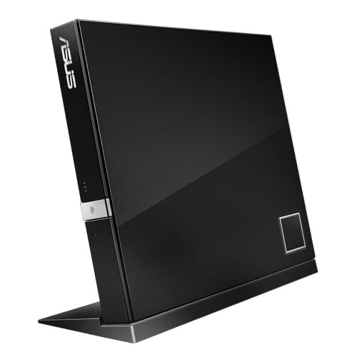 ASUS ASUS SBC-06D2X-U external 6X Blu-ray combo, Stand Design, Mac Compatible, M-DISC support, Disc Encryption, Unlimited Webstorage(12 months), NERO Back 1