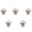 UHF Female SO239 Flange Mount RF Connector Adapter Test Converter Panel Chassis Mount Handle RF Coax Cable 10Pcs 1
