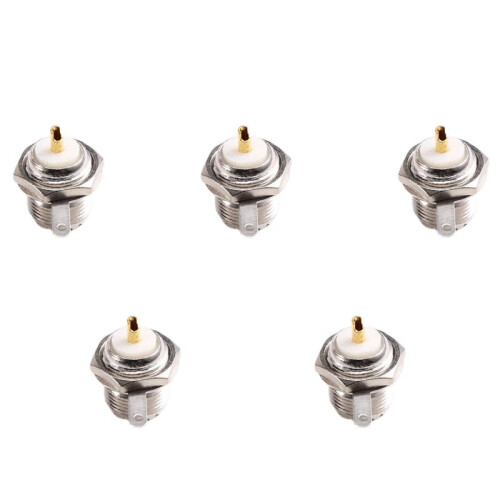 UHF Female SO239 Flange Mount RF Connector Adapter Test Converter Panel Chassis Mount Handle RF Coax Cable 10Pcs