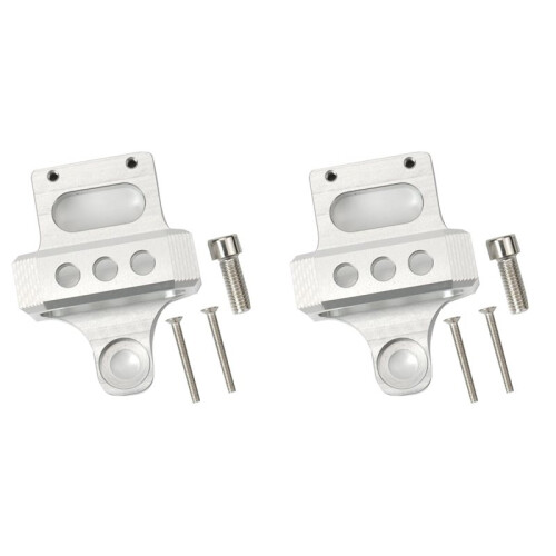 2X 3-Portar för , AEM Boost Controller Solenoidventilfäste Hållare Bracket Kit CNC Billet Aluminium Silver