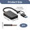 6-in-2 SD Card Reader, Memory Card Reader, 5Gbps High Speed USB 3.0 and USB-C Multi-Card Reader for SD, TF, MS, CF Card, Compatible with iPhone MacBo 2