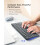 Inateck Bluetooth Wireless Keyboard with 3-Channel Easy-Switch, Slim Ergonomic Design with AI Key, Compatible with iPad/Windows/MacOS/Android, QWERTY 5