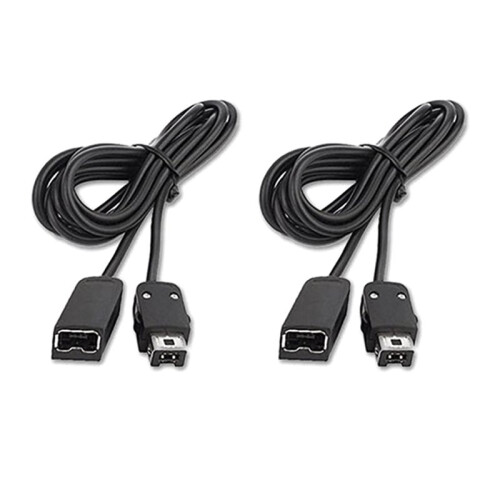 4 Pezzi 1,8 M Cavo di Prolunga per Gioco per  SNES Classic  Controller 2017 per NES  Controller Nero 1