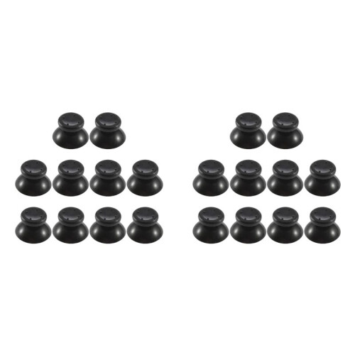 20Pcs 3D Analog Joystick Thumb Stick Grip Cap Button Repair Part Cover Thumbstick Replacement for  360 Controller