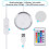 4X 3D Printing Model LED Light LED Spotlight Multicolour Adjustable Led Light Kit DIY LED Spotlight Without Lamp Shell 5